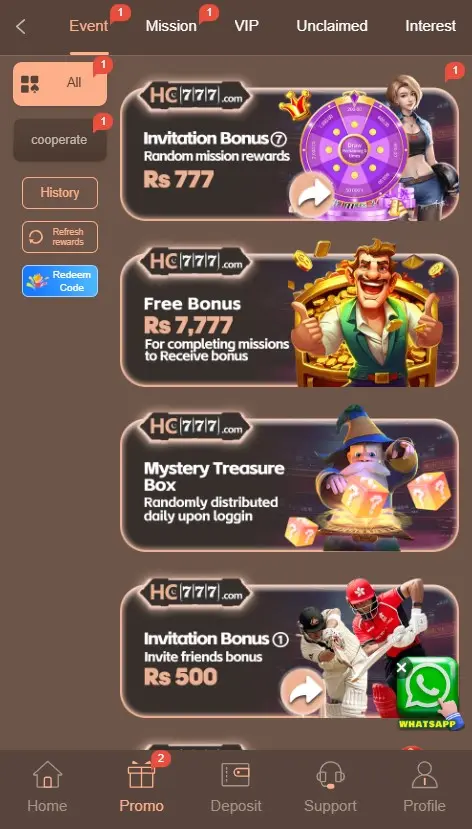 hc777 game